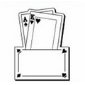 Black Jack Notekeeper Magnet- 20 Mil Spot or Process Color (2-5/8"x3-1/2")